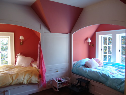 Druid Hills Renovation New Childrens Bedroom in Attic traditional kids