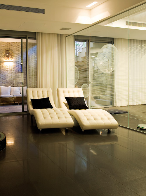 Overview modern living room
