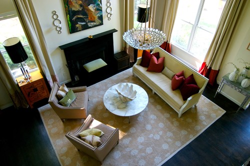 Heather Garrett Design contemporary living room