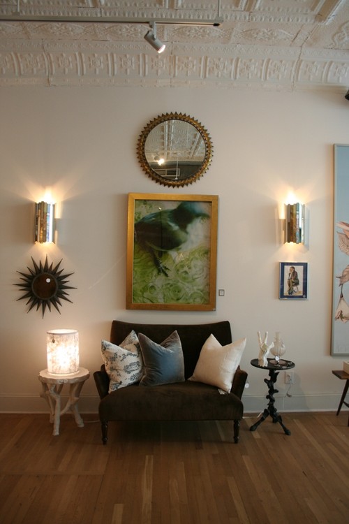 Heather Garrett Design eclectic living room