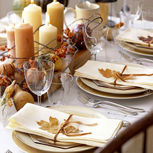 Thanksgiving Tables eclectic dining room