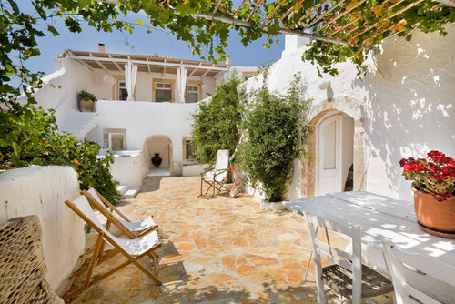 Patio, Summer House, Island of Kythira, Greece mediterranean patio