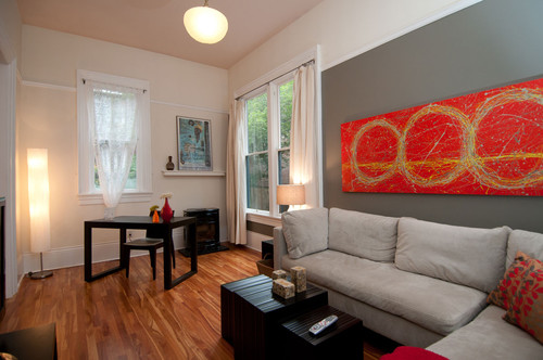 contemporary family room by Pangaea Interior Design, Portland, OR