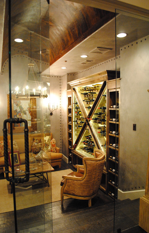 Wine storage eclectic wine cellar