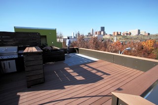 Roof Deck Pittsburgh modern porch
