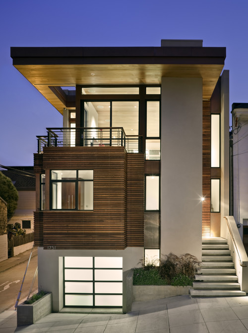 modern exterior by Bruce Wright