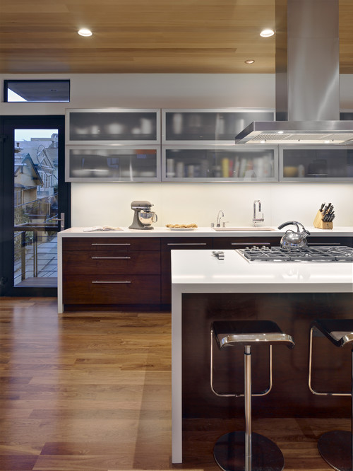 Bernal Heights Residence contemporary kitchen wood tones 