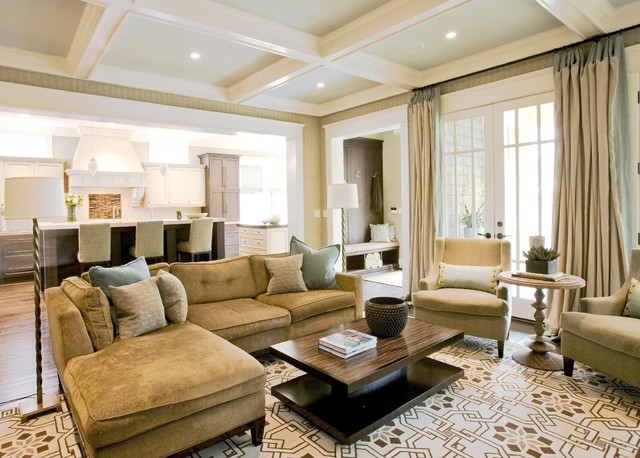 contemporary family room by Brian Watford ID