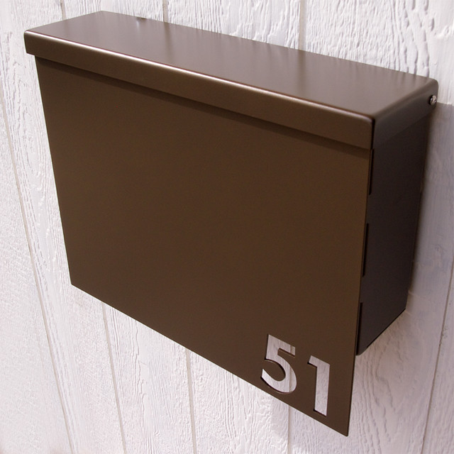 Address Plaques Modern Mailboxes indianapolis by Moda Industria