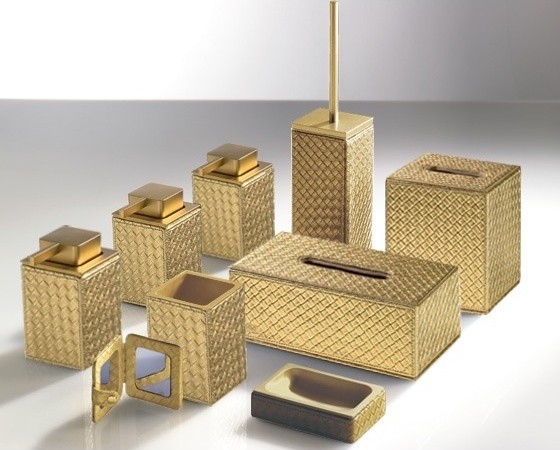 Marrakech Gold Bathroom Accessories  Contemporary 
