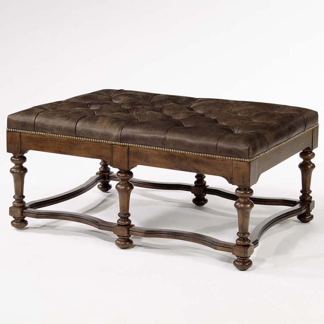 Century Tufted Ottoman footstoolsandottomans