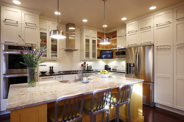 modern kitchen by NVS Remodeling & Design