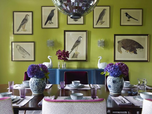 πράσινο, διακόσμηση, χρώμα, τοίχος, ζωγραφιές πουλιά