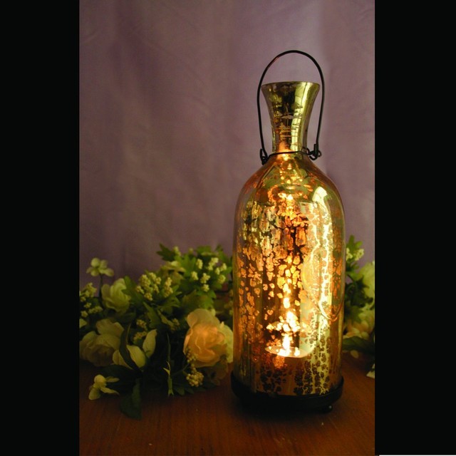 Champagne Glass Bottle Votive Contemporary Candles And Candle