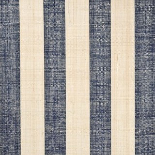 Wide Stripe Wallpaper, Navy - Contemporary - Wallpaper - by Phillip