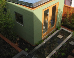 Montcalm Street contemporary garage and shed