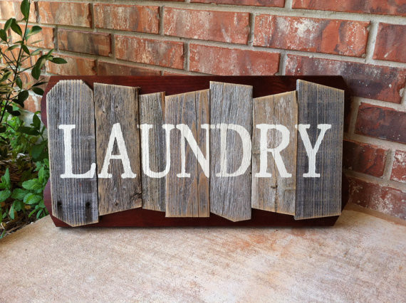 Ways Random rustic Rustic   Weathered Sign, Laundry Wood office Cedar by sign  contemporary