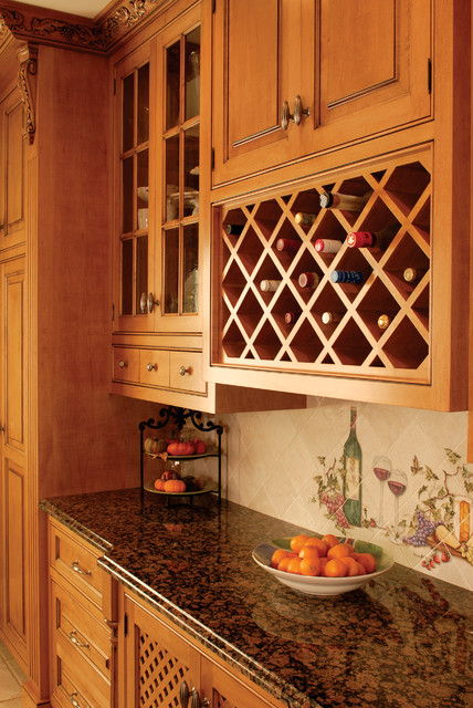 Wine Rack - Traditional - Kitchen - new york - by East End Country Kitchens