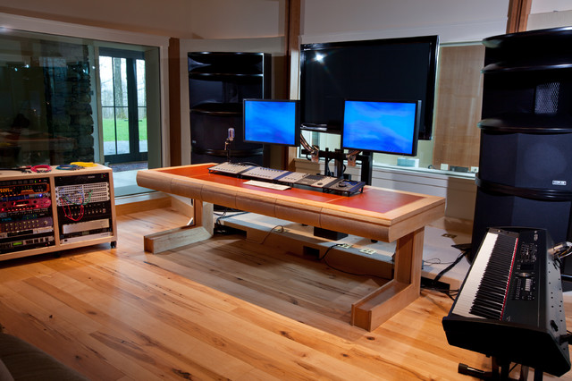 Recording Studio Desk - Modern - burlington - by Pomerantz Woodworking