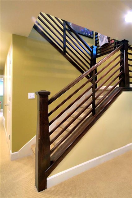Craftsman Style Interior Railings - The craftsman style of our house