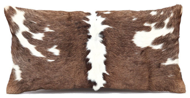 cow print lumbar pillow