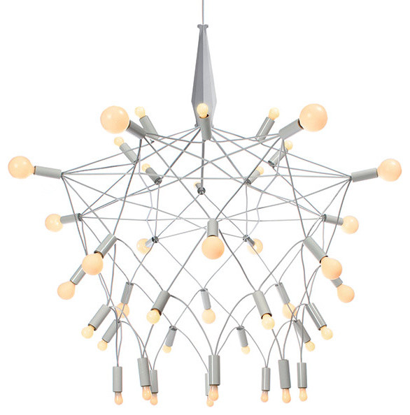 Modern White Chandelier