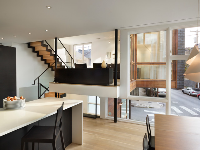 Split Level House - Modern - Kitchen - philadelphia - by McCoubrey
