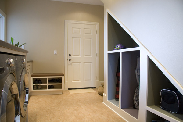 Portland home renovation traditional-laundry-room