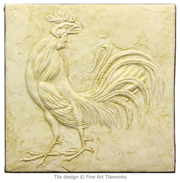 Rooster Tile Backsplash