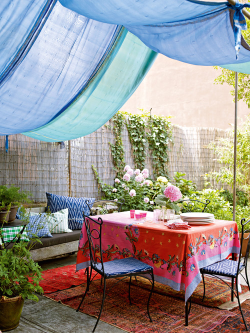 bring some softness to your outdoor entertaining