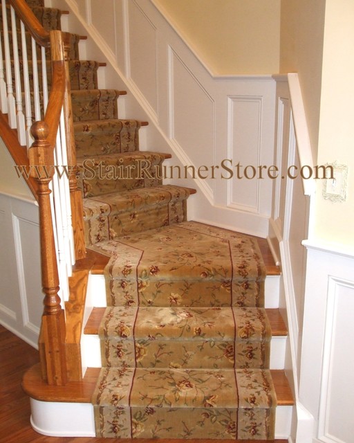 Angled Landing Stair Runner