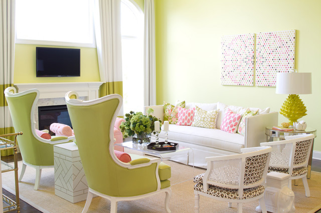 contemporary living room by alisha gwen interior design