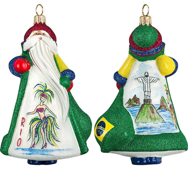 glitterazzi international brazil santa ornament glitterazzi international brazil santa ornament