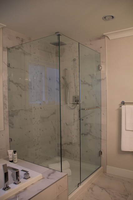 Rochester Avenue Residence - Master Bathroom contemporary bathroom