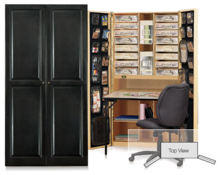 Computer Armoire Black