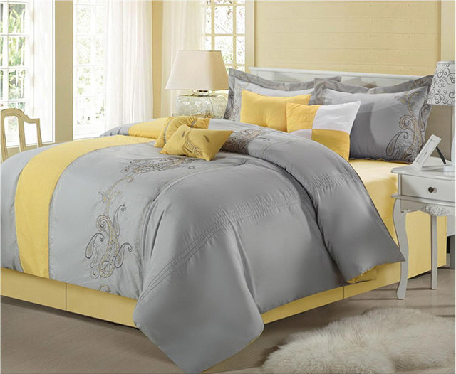 Yellow And Grey Duvet Set The Duvets Gray Blue Duvet Covers Related Keywords Suggestions