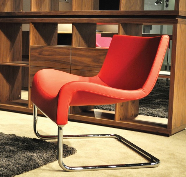 Marmaris Contemporary Chair & Malta Bookcase - contemporary ...