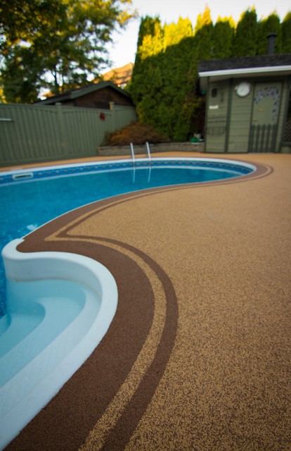 Rubber Pool Deck