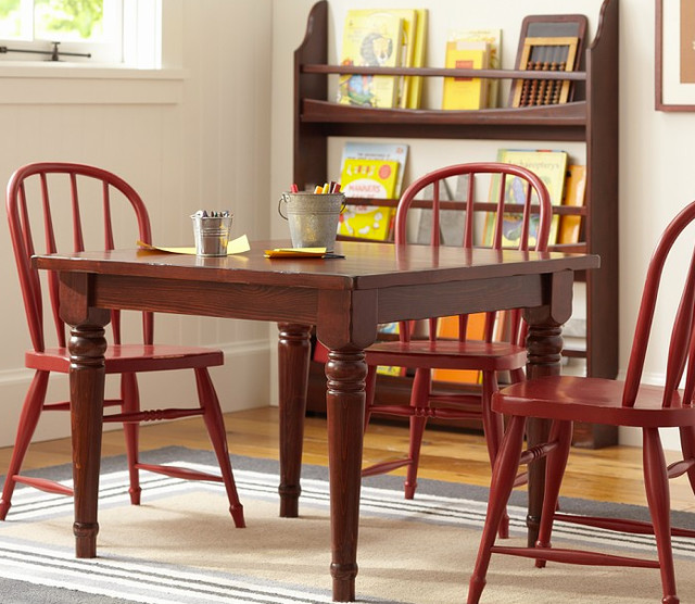 Farmhouse Small Table Traditional Kids Tables And Chairs by