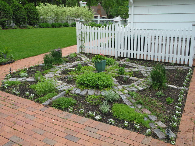 Herb Garden Designs with Bricks
