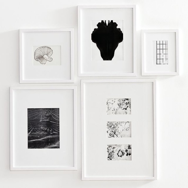Gallery Frames, White Traditional Picture Frames by West Elm