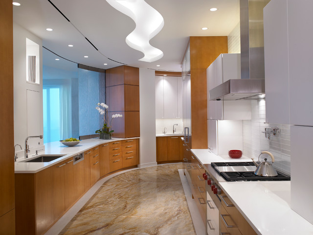 Ocean Penthouse Miami Beach - contemporary - kitchen - miami - by ...