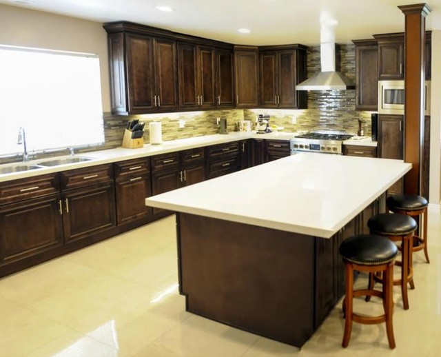 Chocolate Truffle Traditional Kitchen new york by