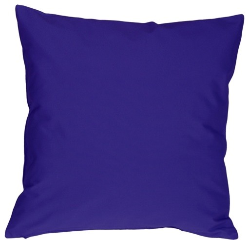 Pillow Decor - Caravan Cotton Royal Blue 16 x 16 Throw Pillow - Contemporary - Decorative ...