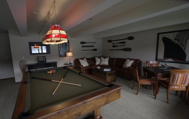 Hood Canal Water Front Home beach style family room