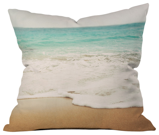 Bree Madden Ombre Beach Outdoor Throw Pillow - Beach Style - Outdoor Cushions And Pillows - by ...