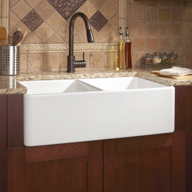 ... Fireclay Farmhouse Sink - Contemporary - Kitchen Sinks - by Signature