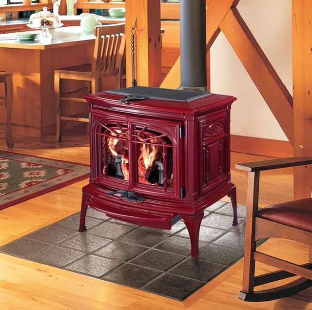 Lopi Leyden Wood Stove - Traditional - Fireplaces - Seattle - By Travis ...