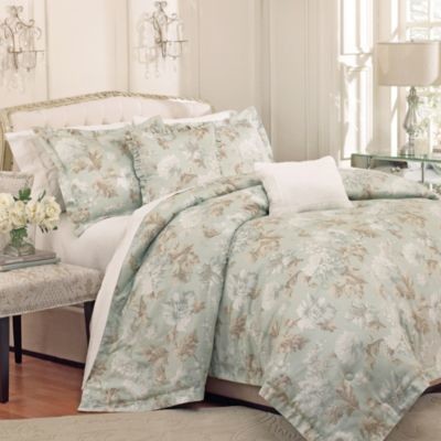 raymond waites soire 5 piece comforter set in lake raymond waites soire 5 piece comforter set in lake