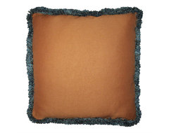 Pair of Sienna Gold Linen Pillow Covers traditional pillows